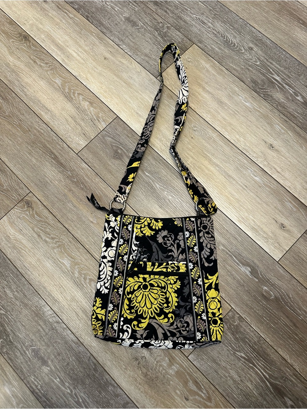 Vera Bradley Hipster Crossbody Baroque Pattern